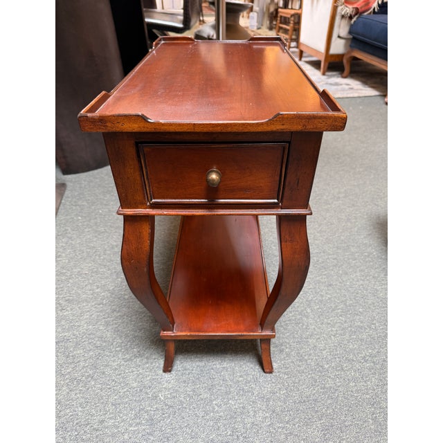 Design Plus Gallery presents the Marc End Table from Ethan Allen. This shallow width end table is just great for that...