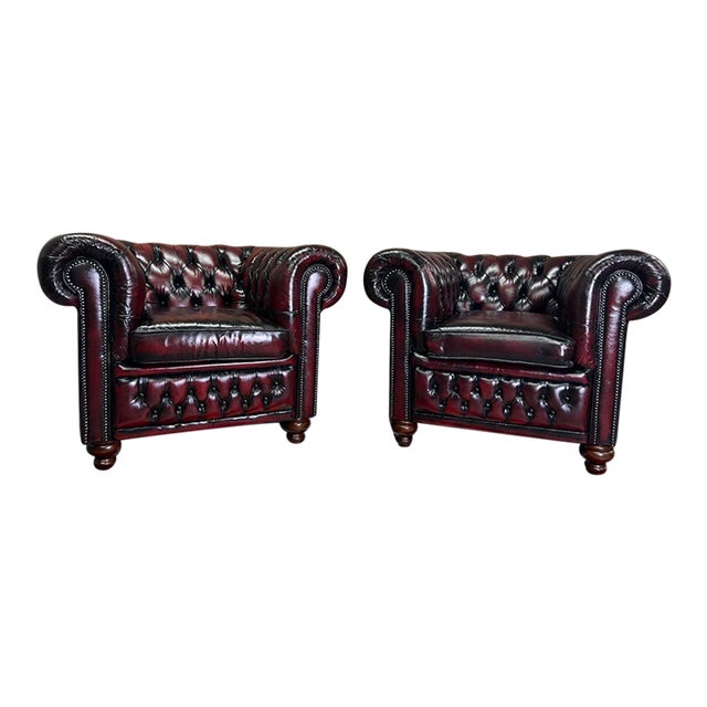 Chesterfield club chairs for sale hot sale