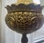 Vintage Mid Century Brass Floor Lamp Floral Hand Painted Shade For Sale In Lexington, KY - Image 6 of 11