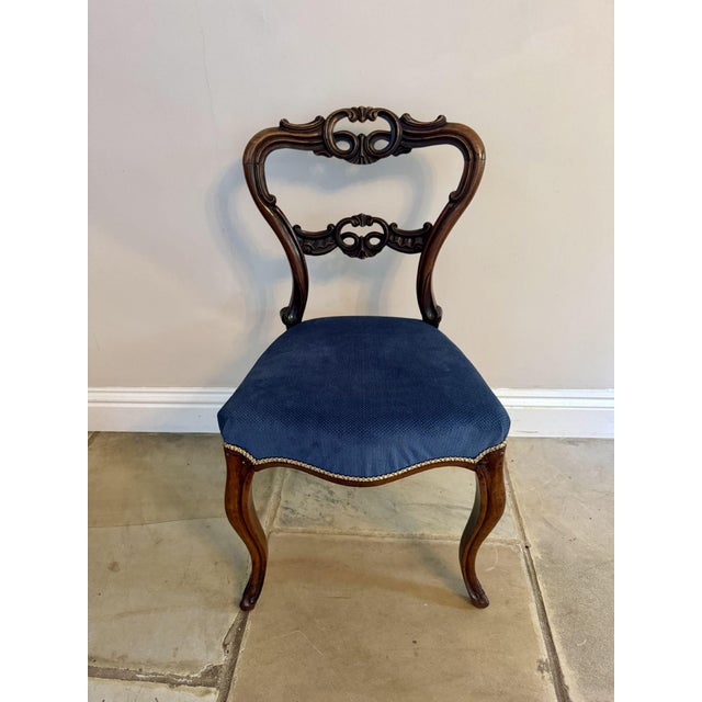 Antique Victorian Rosewood Balloon Back Dining Chairs, 1870, Set of 6 For Sale - Image 9 of 10