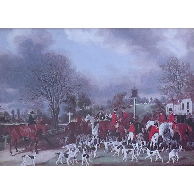 Set of 3 English Fox Hunting Scenes Framed Prints For Sale - Image 4 of 6