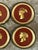 Vintage Grand Tour Wooden Profile Medallions - Set of 4 For Sale - Image 17 of 18
