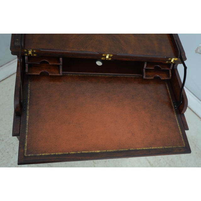 2020s Theodore Alexander Model 7105-239 Campaign Desk For Sale - Image 5 of 18