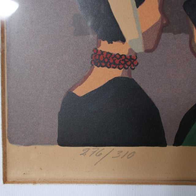 Lars Norrman, Coastal Scene, 1950s, Lithograph, Framed For Sale - Image 4 of 9