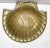 Beautiful bronze shell formed tray with a seahorse handle. Crafted in the art deco form with angular and geometrical...