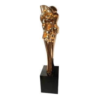 Late 20th Century Monumental Abstract Bronze Sculpture by Richard Fishman For Sale