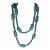 Turquoise Glass African Bead Hope Necklace by Same Sky For Sale