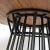 Modern Round Teak & Iron Dining Table For Sale In Los Angeles - Image 6 of 7