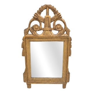 Louis XVI Giltwood Wedding Mirror For Sale