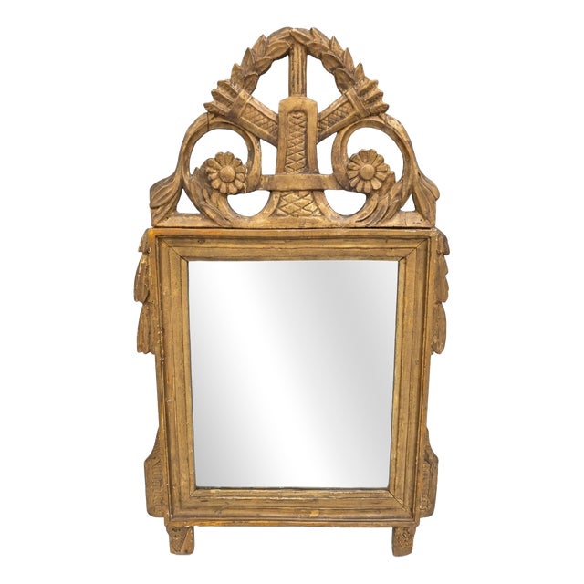 Louis XVI Giltwood Wedding Mirror For Sale