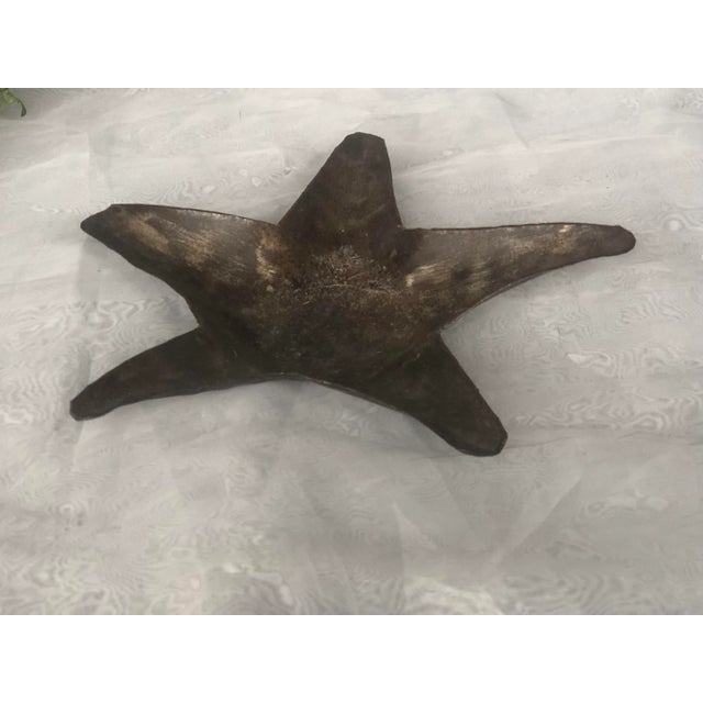 Metal Star Trinket Tray Catchall For Sale - Image 4 of 11