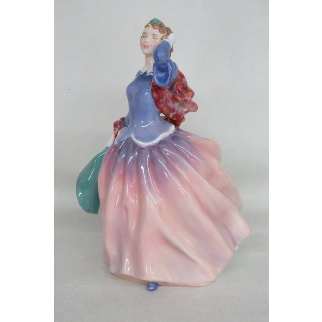 English Royal Doulton Blithe Morning Hn2021 Bone China Porcelain Figurine For Sale - Image 3 of 13