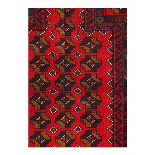 Balouch rugs are handmade tribal rugs from Eastern Afghanistan. These are primarily knotted by Pashtun and Baluch nomad...