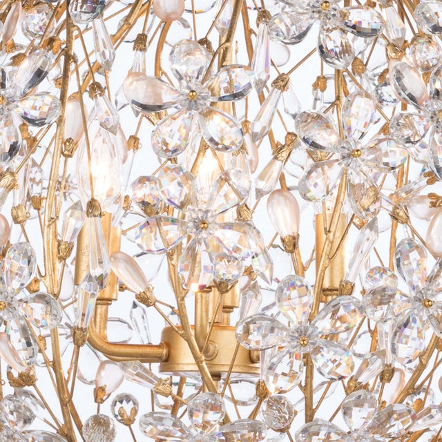 Regina Andrew Cheshire Chandelier Small in Gold Leaf For Sale - Image 4 of 6