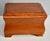 1970s Vintage Mahogany Bombe' Shaped Tea Caddy Style Box For Sale - Image 5 of 13