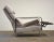 1970s Milo Baughman Grey Chrome Lounge Chair Recliner For Sale - Image 5 of 12