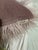 Dusty Pink Mongolian Faux Fur Pillow For Sale - Image 4 of 5