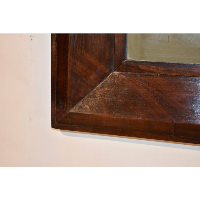 19th Century Walnut Mirror From England For Sale - Image 9 of 12