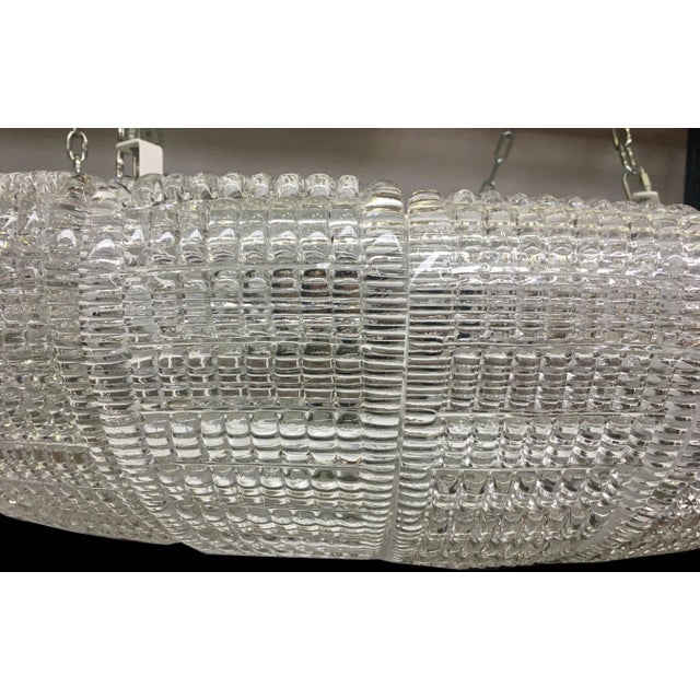 Metal Murano Glass Sputnik Chandelier Flush Mount from Simoeng For Sale - Image 7 of 13