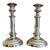 English Sheffield Silver Telescopic Candle Stick Holders - A Pair For Sale