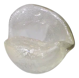 Murano Silver Foil Conch Shell