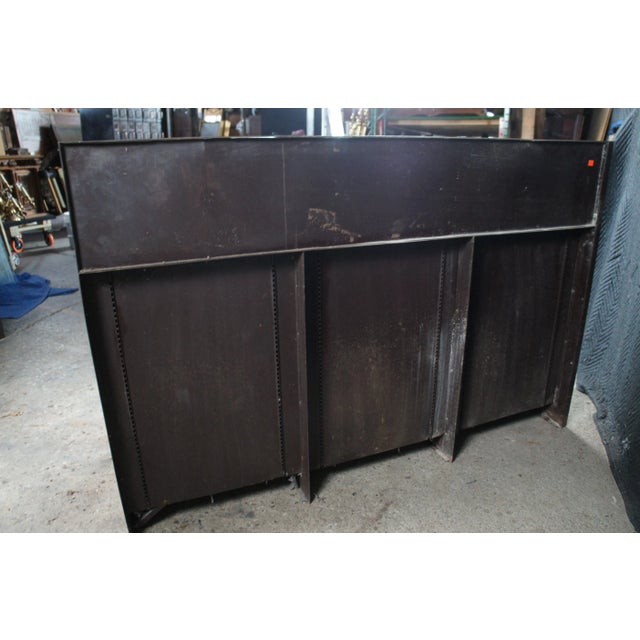 Metal Antique NCR National Cash Register Industrial Iron Steel Safe Cabinet For Sale - Image 7 of 12