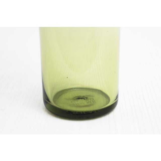 1970s Yellow Glass Vase from Holmegaard, 1970s For Sale - Image 5 of 7