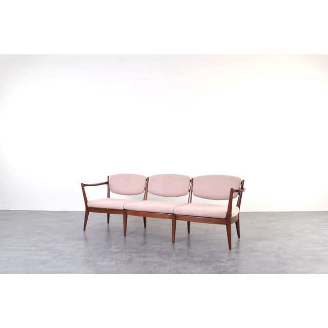 Mid-Century Modern Norwegian Teak Sofa by Fredrik A. Kayser and Adolf Relling for Arnestad Bruk, 1950s For Sale - Image 3 of 18