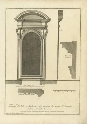 De Rossi, Palazzo Barberino, 1710, Paper