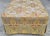 Sherrill Damask Jacquard Tapestry Cotton Rolling Ottoman For Sale - Image 10 of 12