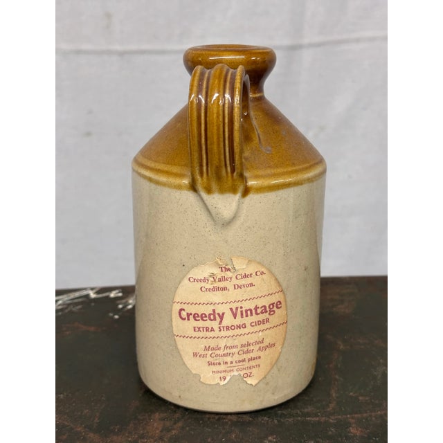 Mid 20th Century Vintage English Cider Flagon For Sale - Image 5 of 6