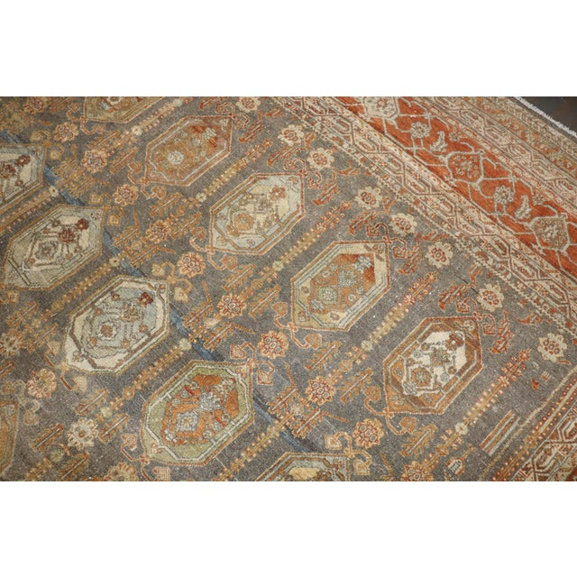 Early 20th Century Oversize Caramel Tone Persian Bibikabad Rug no. j4422 For Sale - Image 5 of 16