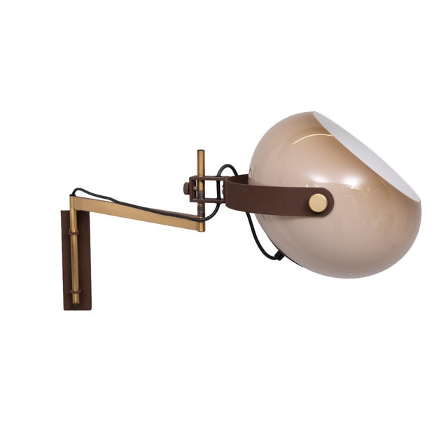 Spring Arm Wall Lamp from Dijkstra Lampen, Holland, 1970s For Sale - Image 6 of 13