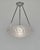 1930s Degue French Art Deco Pendant Light 1930s - Frosted Glass and Nickeled Bronze For Sale - Image 5 of 10