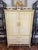 Mid-Century Modern 1970's Faux Bamboo Yellow Armoire by Century Furniture For Sale - Image 3 of 18