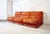Modular sofa made of suede - 3 pieces Designer Antonello Mosca Cinova producer 60's This piece has an attribution mark, I...