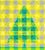 Contemporary 1986 “Plaid Tree” Gouache Painting by William Itter For Sale - Image 3 of 8