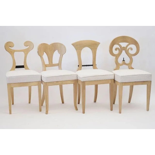 Not Yet Made - Made To Order Biedermeier White Eclectica Dining Chairs from Silvio Piattelli, Set of 8 For Sale - Image 5 of 18