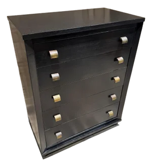 Chest Drawers Tall Dresser Attributed to Paul Frankl for Johnson Furniture