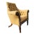 19th Century Antique Carved Mahogany Regency Library Chair For Sale
