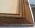 Primitive Wood and Burlap Trompe Picture Frame For Sale - Image 15 of 16