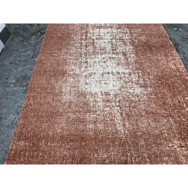 2020s 6ft × 8ft 11in West Elm Sonata Rug in Burnt Umber For Sale - Image 5 of 12