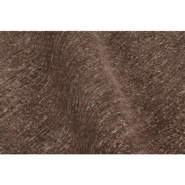 Beige Rug & Kilim’s Modern Abstract Rug in Beige and Gray With Geometric Patterns For Sale - Image 8 of 8