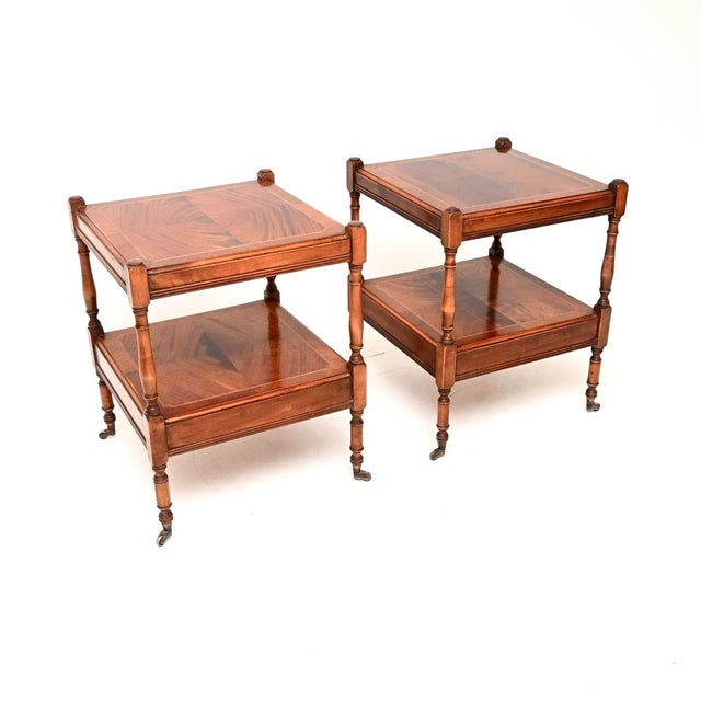 Antique Georgian Side Tables, 1950s, Set of 2 For Sale - Image 4 of 11