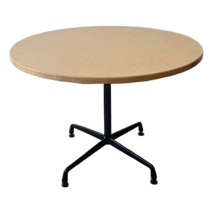 1980s Eames Herman Miller Aluminum Group Dining Table For Sale