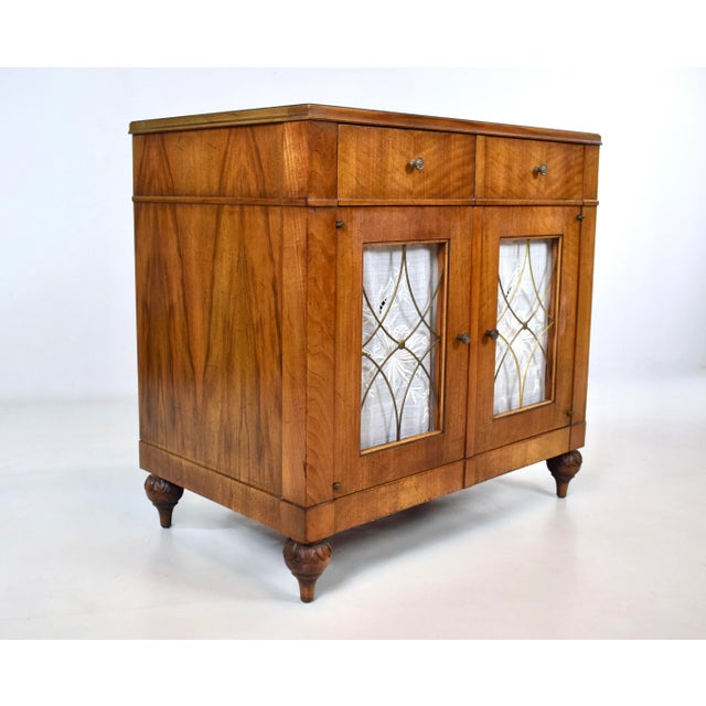 Mid Century French Regency Walnut Nightstands by John Widdicomb, 1960s For Sale - Image 11 of 17