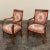 French Pair 19th Century French Mahogany Empire Armchairs With Needlepoint Tapestry For Sale - Image 3 of 12