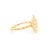 This serpent bohème ring from boucheron is an xs model in 18-carat (750 thousandths) yellow gold, set with 8 brilliant-cut...