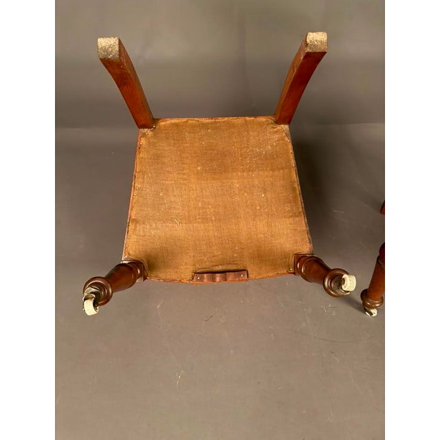 Pair of Late 19th Century American Eastlake Victorian Walnut Side Chairs, Circa 1890 For Sale - Image 15 of 16