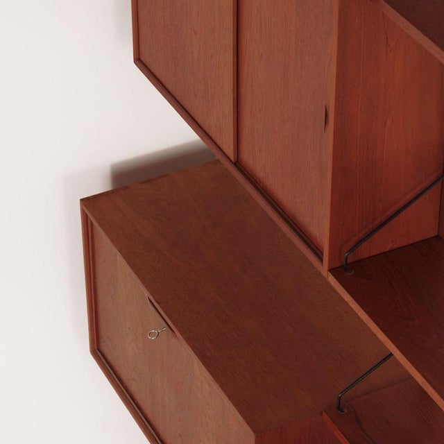 1960s Teak Royal System with Secretary by Poul Cadovius for Cado, 1960s For Sale - Image 5 of 10